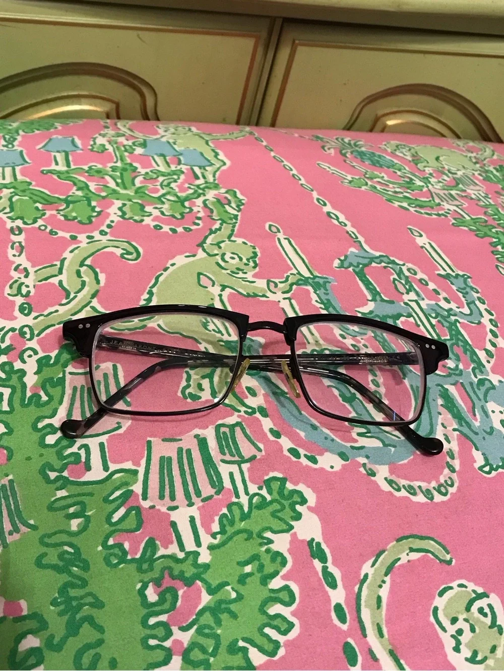 Jean Lafont Eyeglasses Frames Proust 100 Black 51-18-145 Plastic Paris France